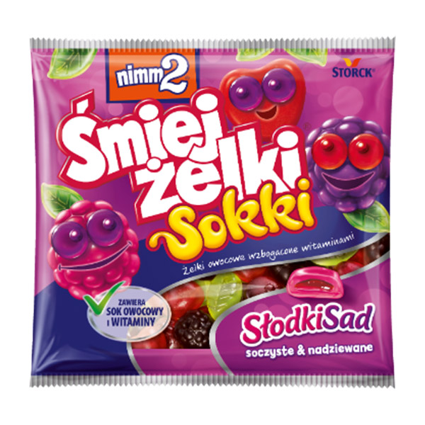 Żelki  Sokki Słodki Sad Śmiejżelki 90g esklep.polomarket.pl
