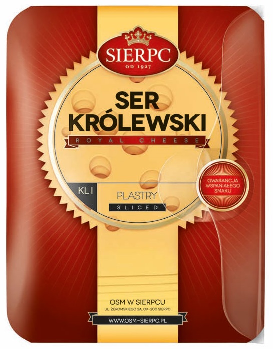 Ser królewski plastry Sierpc 135g esklep.polomarket.pl