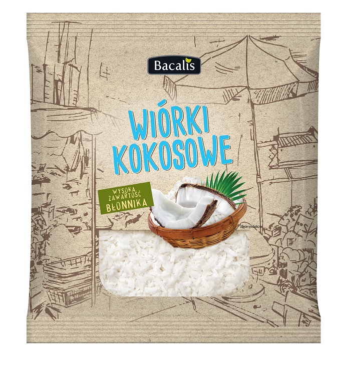 Kokos  wiórki Bacalis  200g