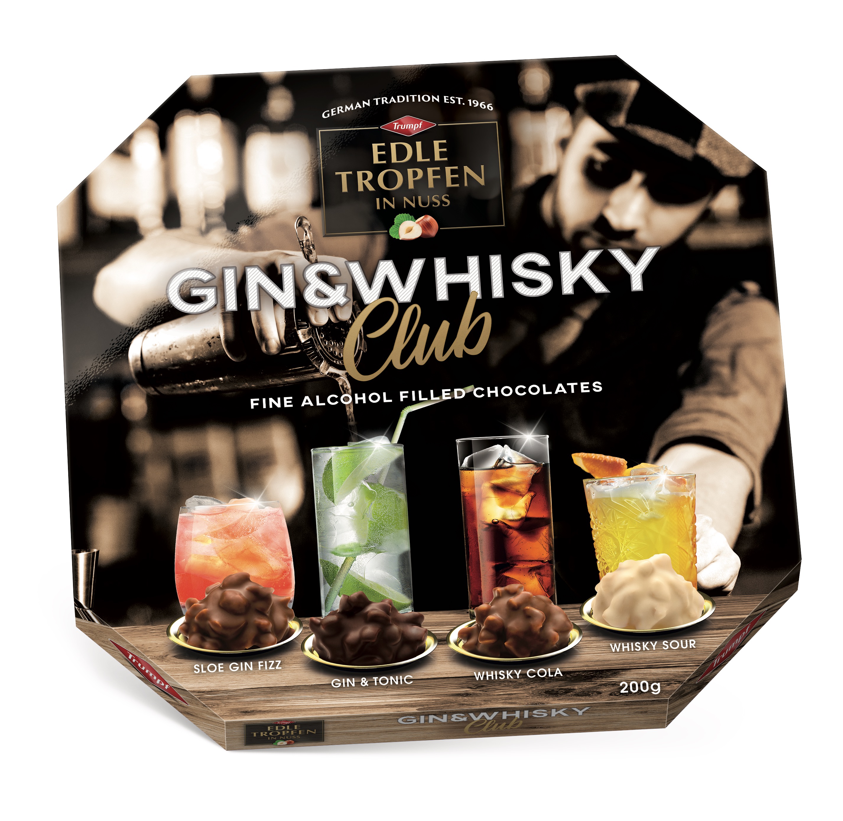 Praliny Gin&Whisky Edle Tropfen  200g
