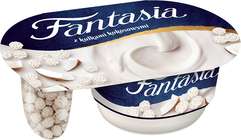 Jogurt z kulkami kokosowymi Fantasia 98g