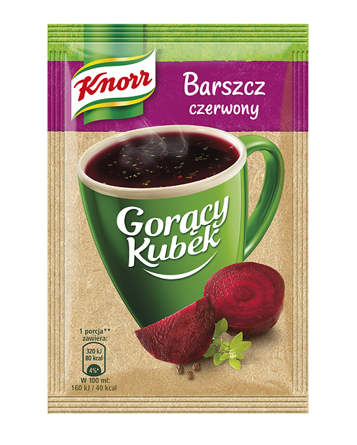 Zupa barszcz czerwony Gorący kubek 14g esklep.polomarket.pl