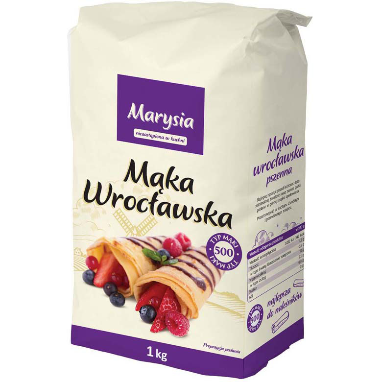 Mąka pszenna Wrocławska T500 Marysia 1kg