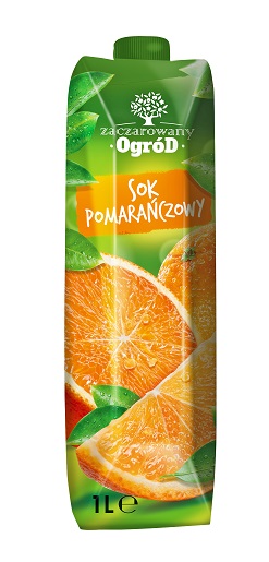 Sok pomarańcz Zaczarowany Ogród 1L TP