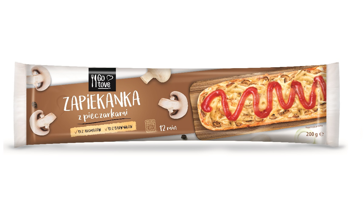 Zapiekanka z pieczarkami Go tove 200g