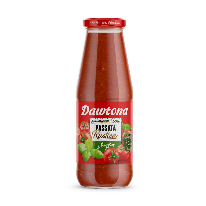 Passata  Russtica z bazylią 690g