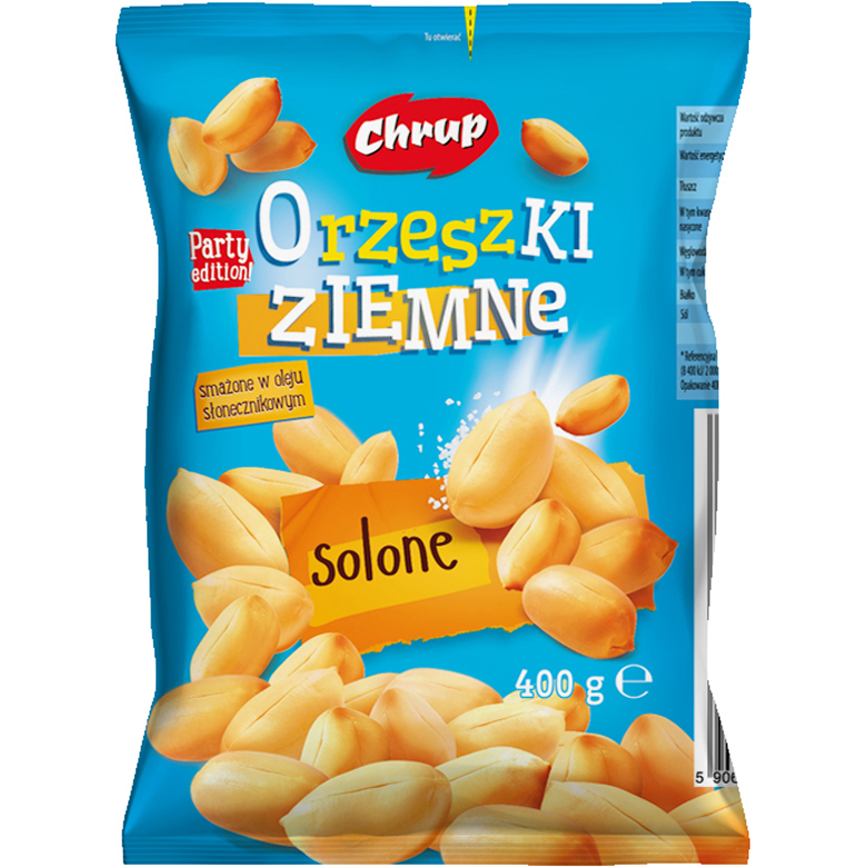 Orzeszki ziemne smażone solone  Chrup 400g