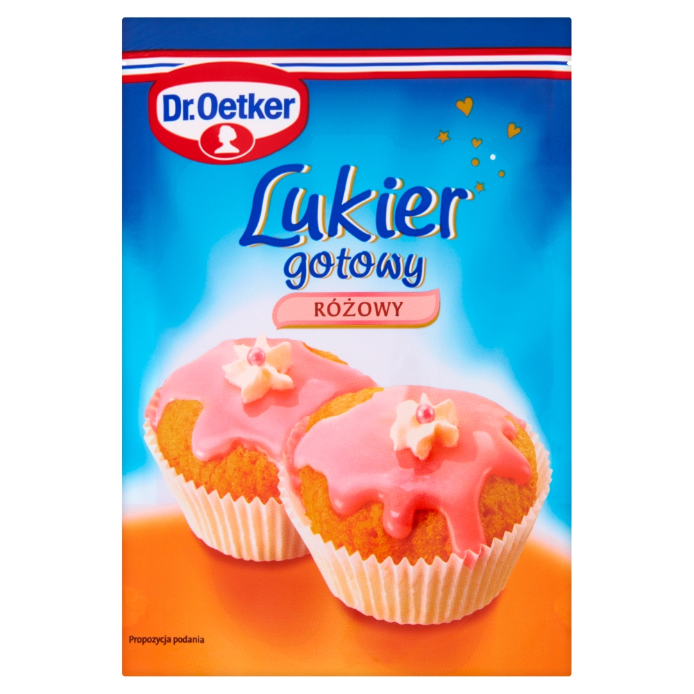 Lukier do ciasta różowy 100g