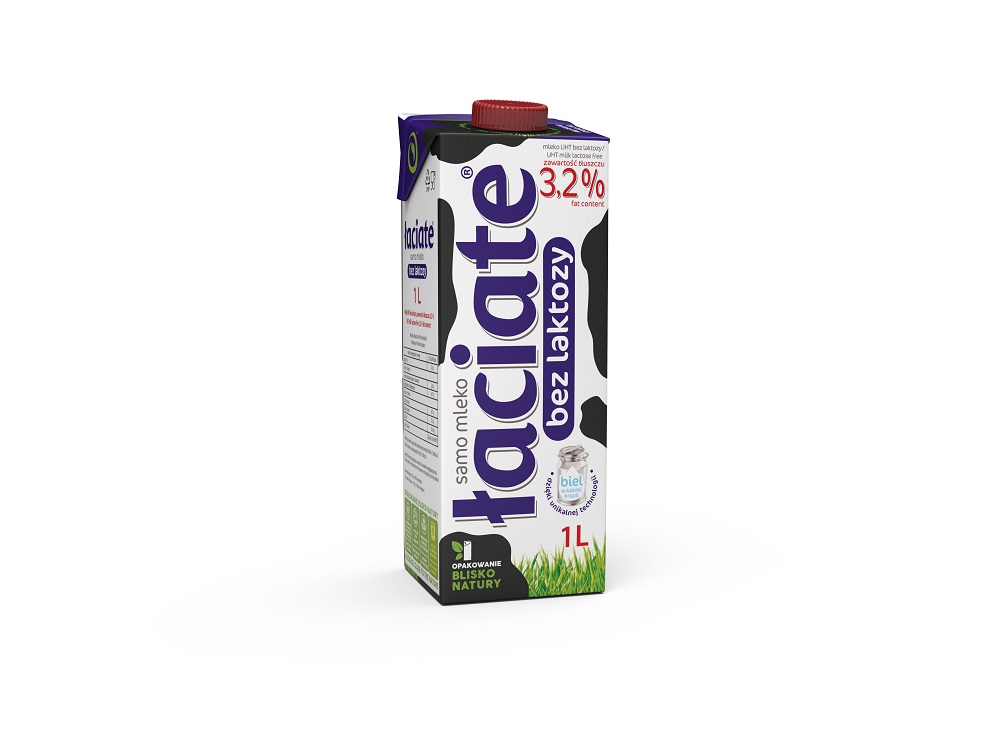 Mleko Łaciate UHT bez laktozy 3,2% 1l esklep.polomarket.pl