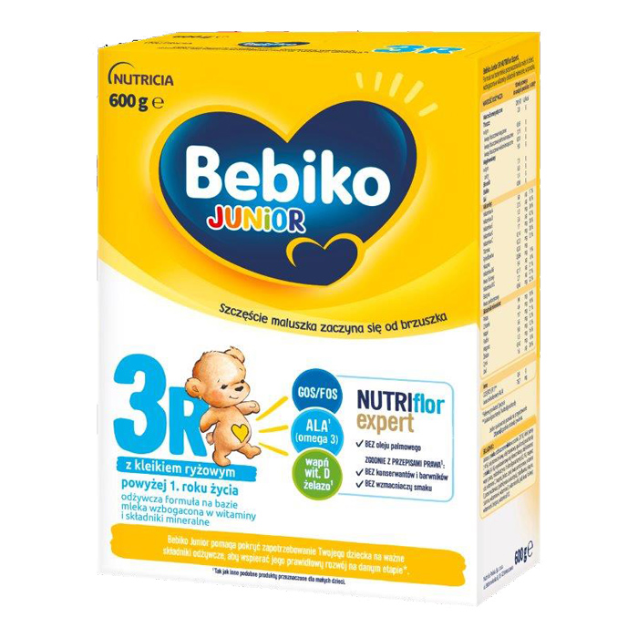 Mleko Junior 3R z kleikiem ryżowym Bebiko 600g esklep.polomarket.pl