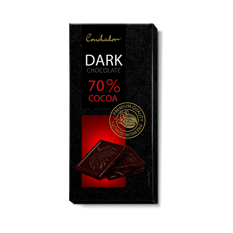 Czekolada gorzka 70% kakao Conchador 100g