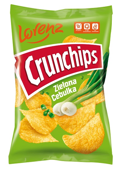 Chipsy Crunchips zielona cebulka 140g esklep.polomarket.pl