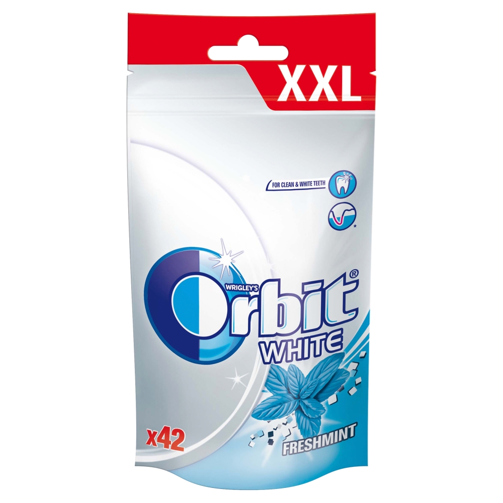 Guma White Fresh XXL Orbit 42dr. 58g esklep.polomarket.pl