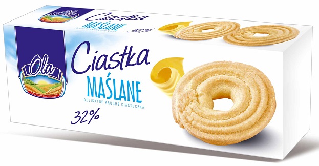 Ciastka Ola maślane 32% masła 160g