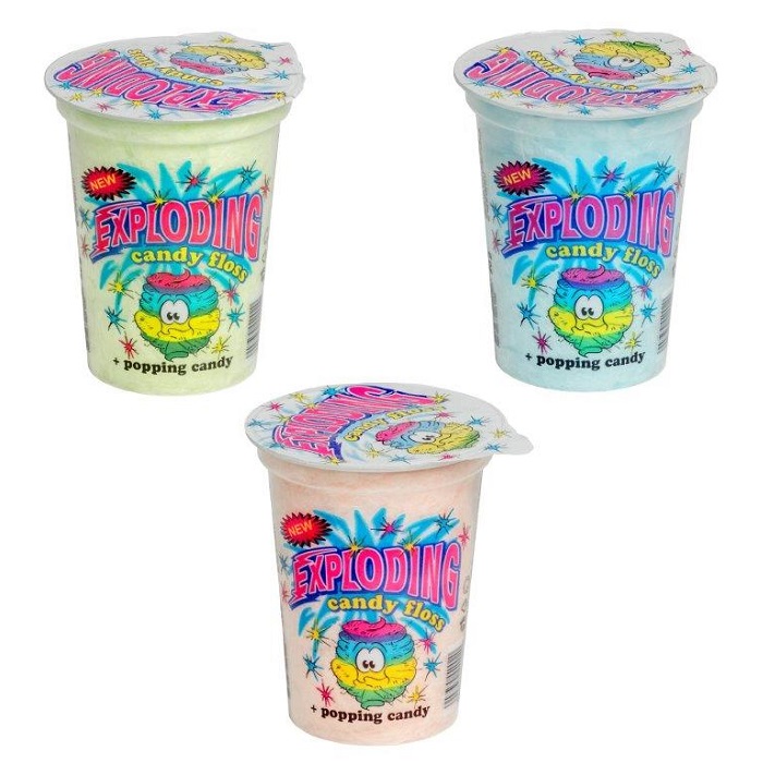 Wata cukrowa z posypką strzelającą CandyFloss 20g