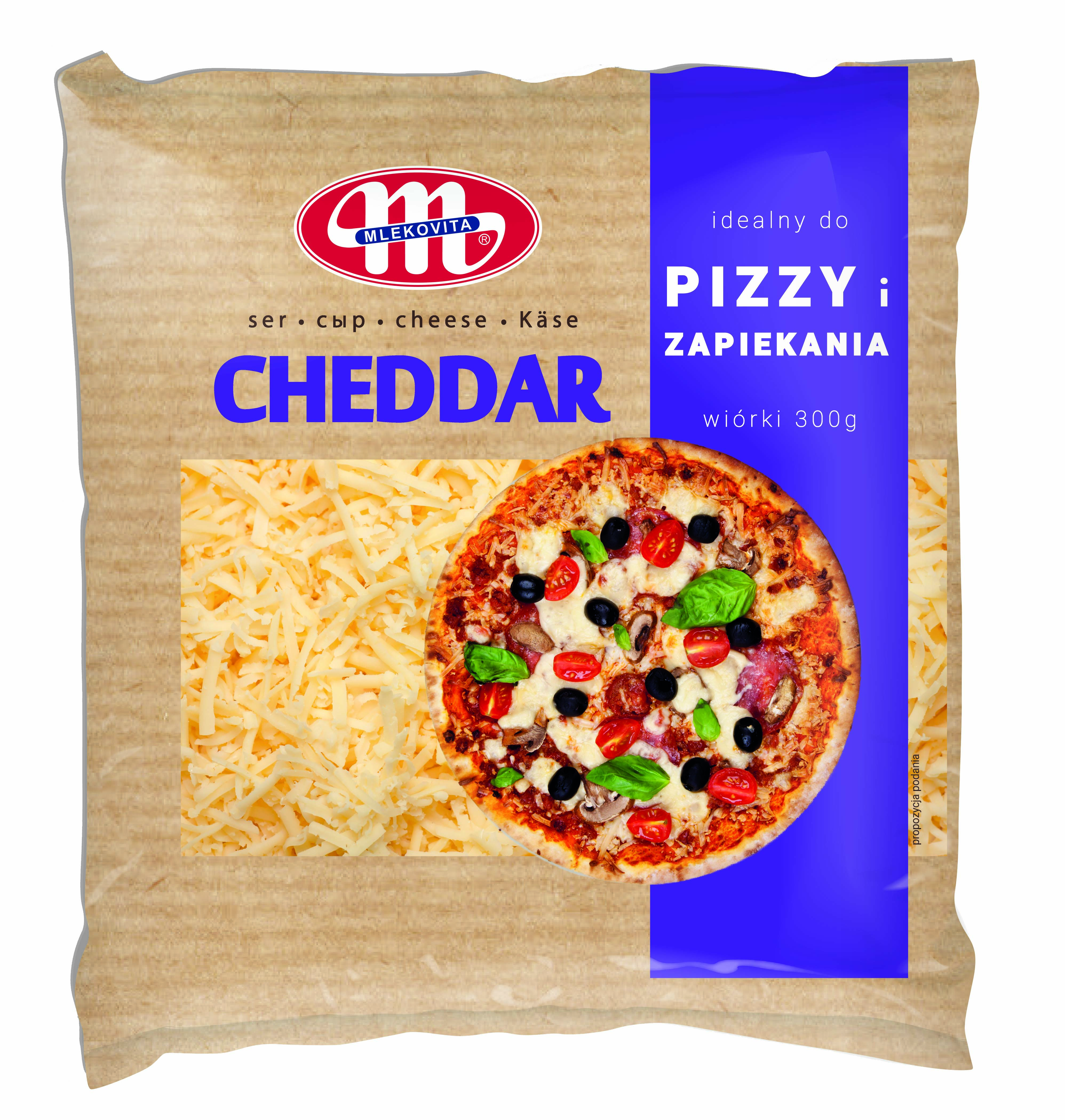 Ser Mlekovita Cheddar wiórki 300g