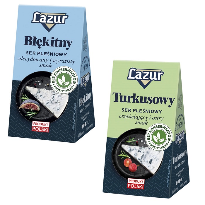 Ser pleśniowy błękitny lub turkusowy Lazur 100g esklep.polomarket.pl