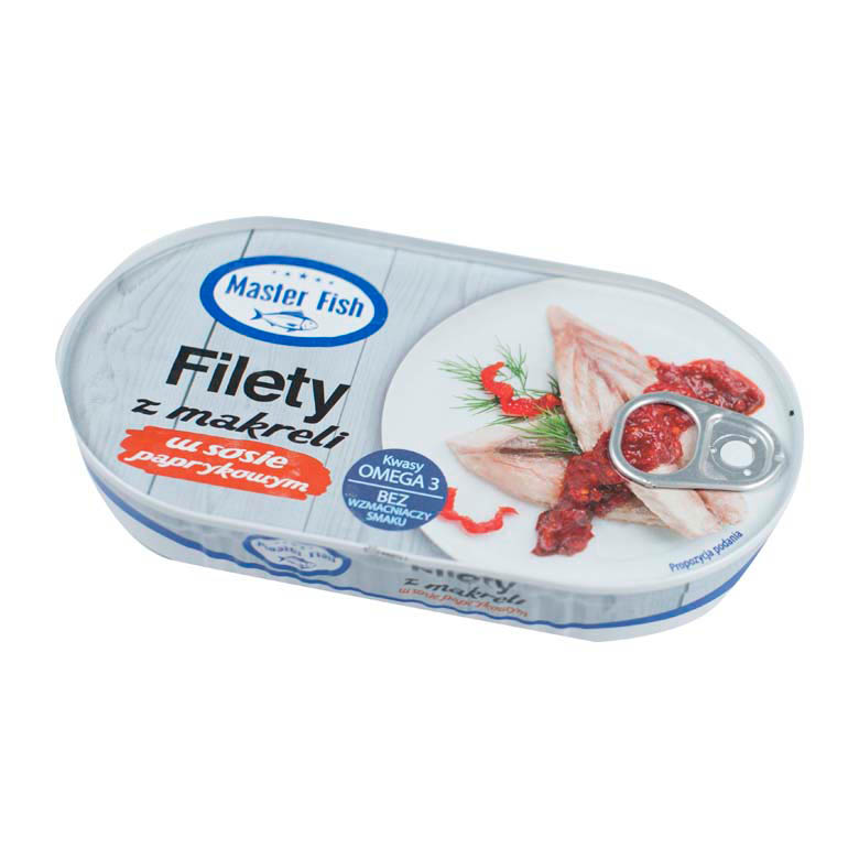 Filety z makreli   Master Fish 170g