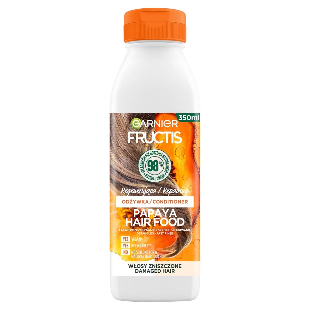 FRUCTIS HAIR FOOD MENU PAPAYA Odżywka 350ML