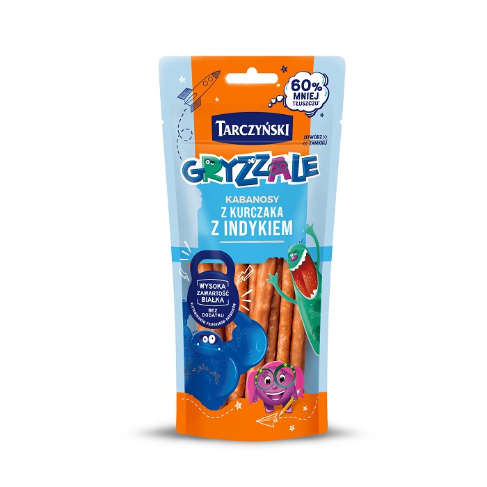 Gryzzale Kabanoski z kurczaka 90g esklep.polomarket.pl