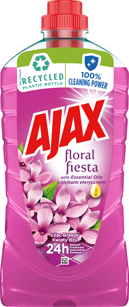 Płyn  do mycia uniwersalny, fioletowy Ajax 1l esklep.polomarket.pl