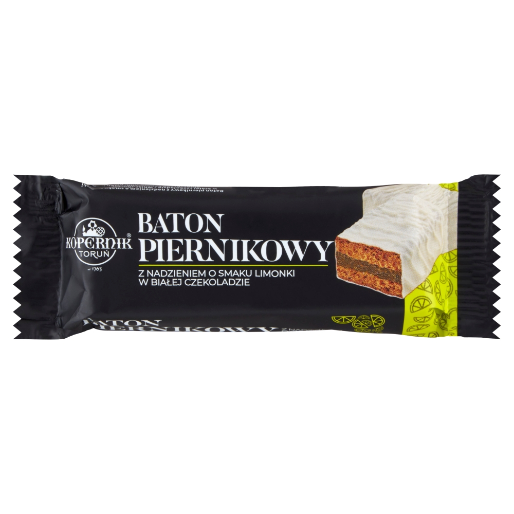 Baton piernikowy w białej czekoladzie limonka Kopernik 49g