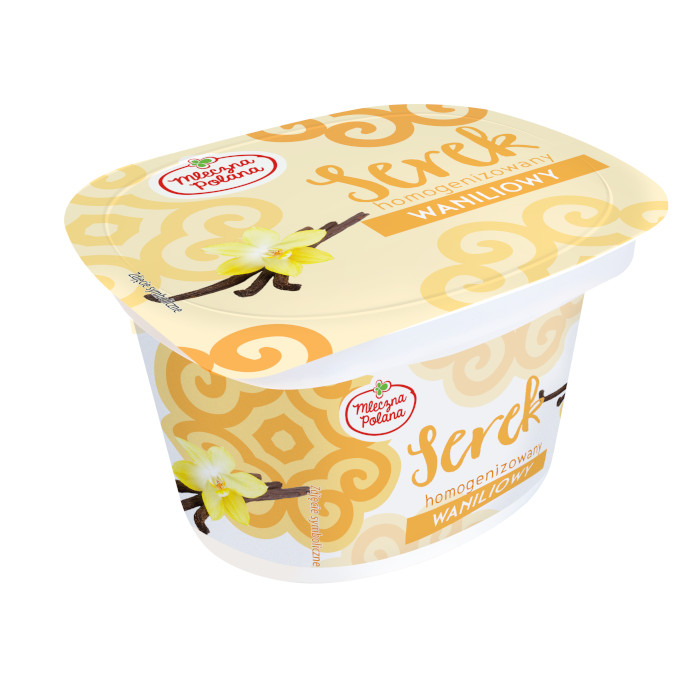Mleczna Polana serek homogenizowany wanilia lub straciatella 150g