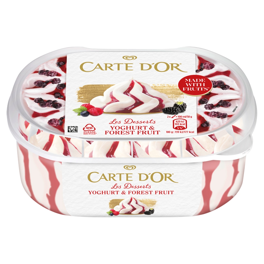 Lody owoce leśne Carte D'or 0,85l