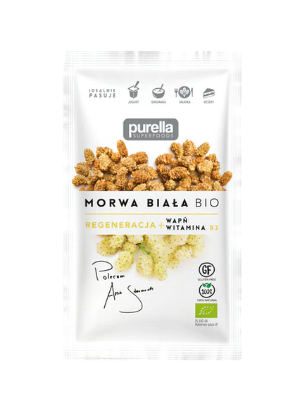 Morwa biała owoc BIO Purella 45g esklep.polomarket.pl