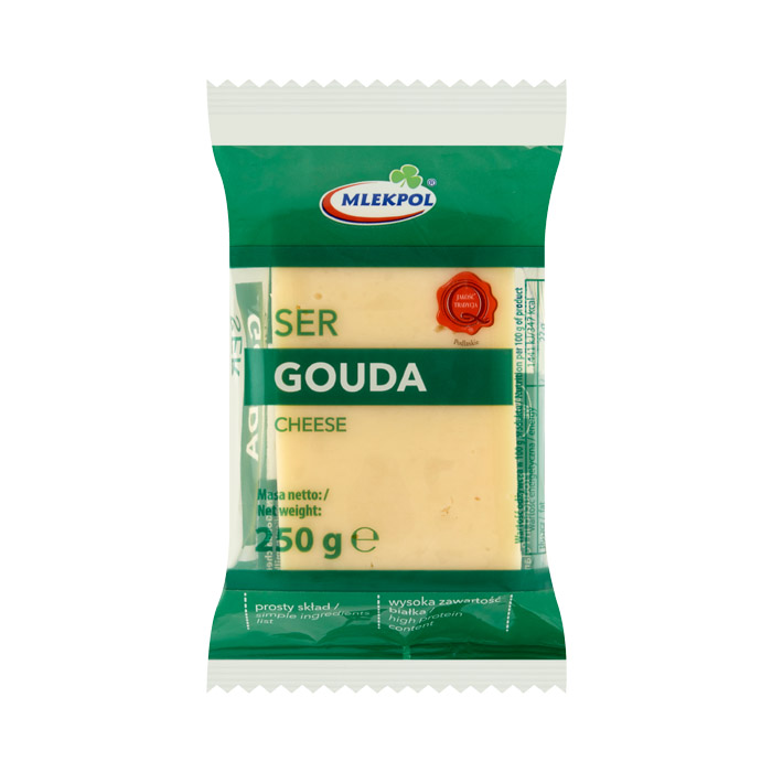 Ser Gouda kostka 250g esklep.polomarket.pl