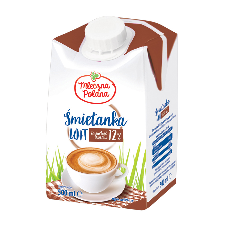 Śmietanka  UHT 12% Mleczna Polana 500ml