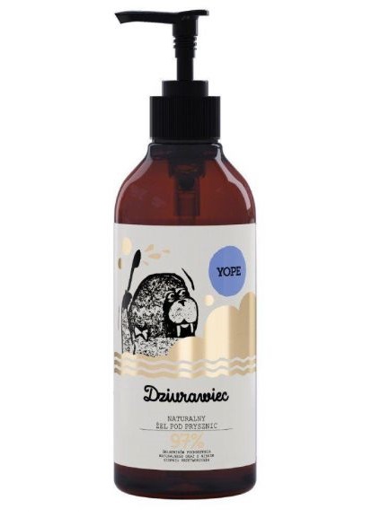 Żel pod prysznic naturalny dziurawiec Yope 400ml