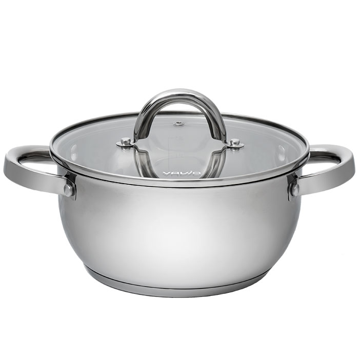 Garnek stalowy Vavio 16 cm