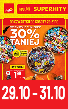 Okładka: Katalog Superhity Polomarket od czw. 29.10 do sob. 31.10