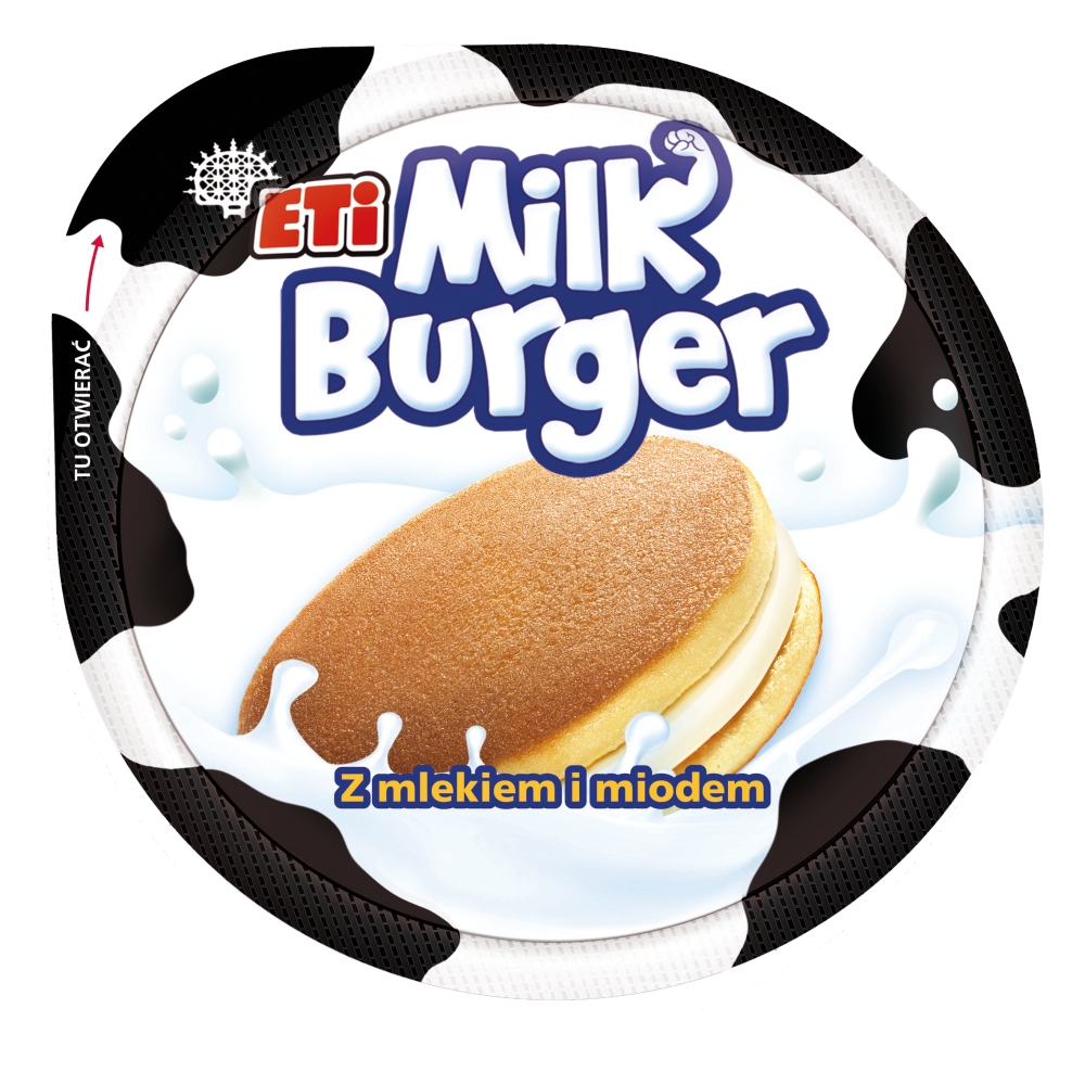 Kanapka Milk Burger z mlekiem i miodem 35g esklep.polomarket.pl