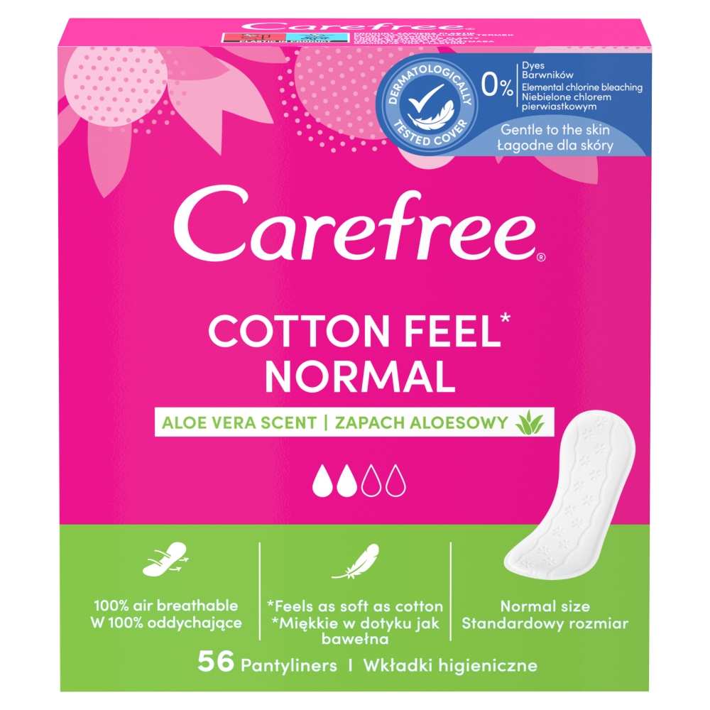 Wkładki Carefree Cotton Aloe 56 szt. esklep.polomarket.pl