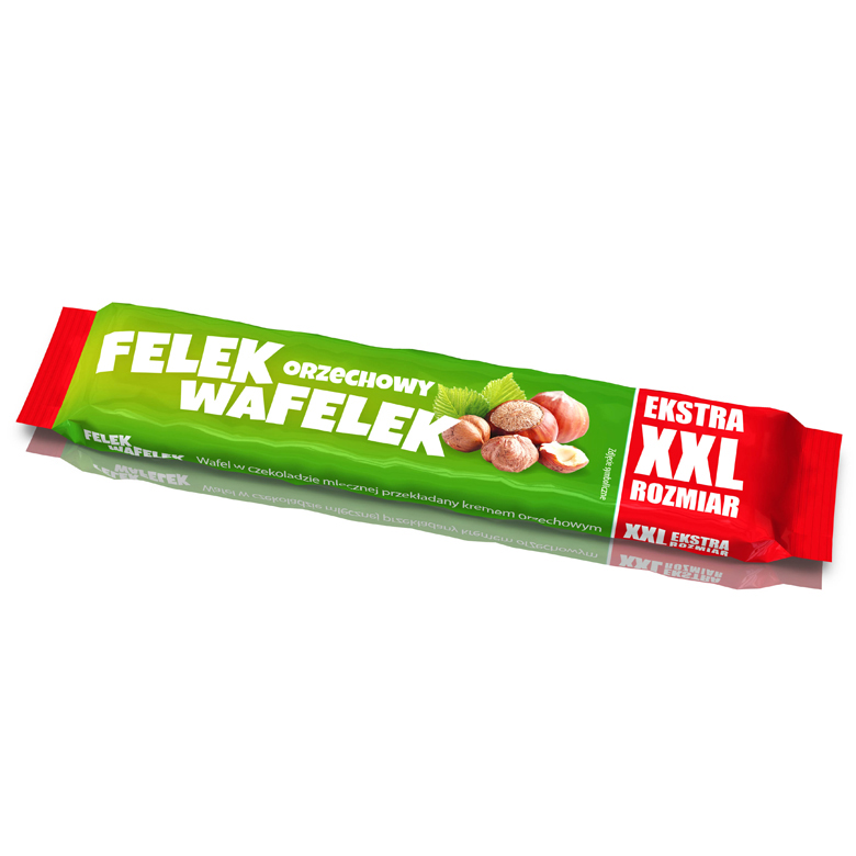 Wafelek w czekoladzie orzechowy Felek 50g