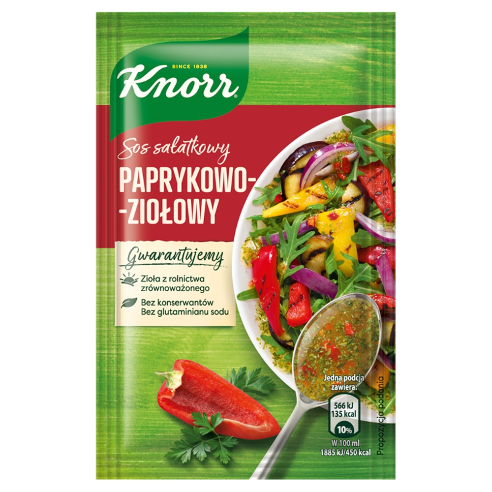 Sos sałatkowy paprykowy Knorr 9g esklep.polomarket.pl