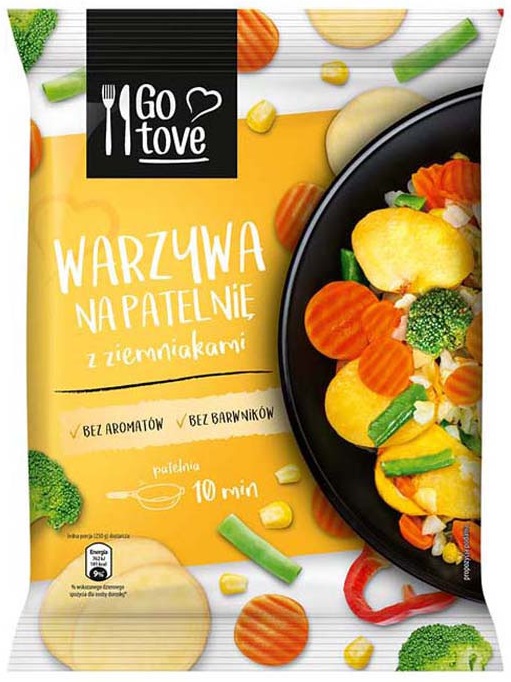 Warzywa na patelnię z ziemniakami Go tove 750g
