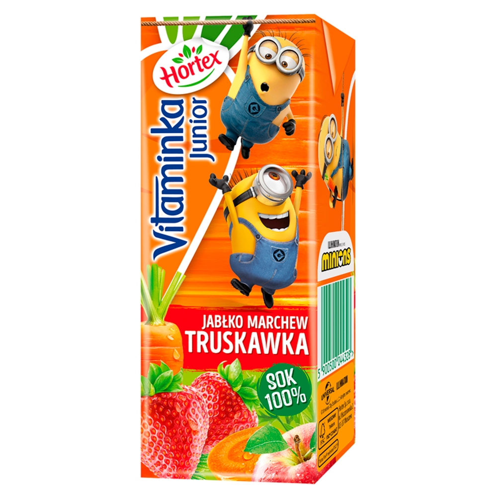 Sok jabłko-marchew-truskawka  VitaminkaHortex 0,2l esklep.polomarket.pl