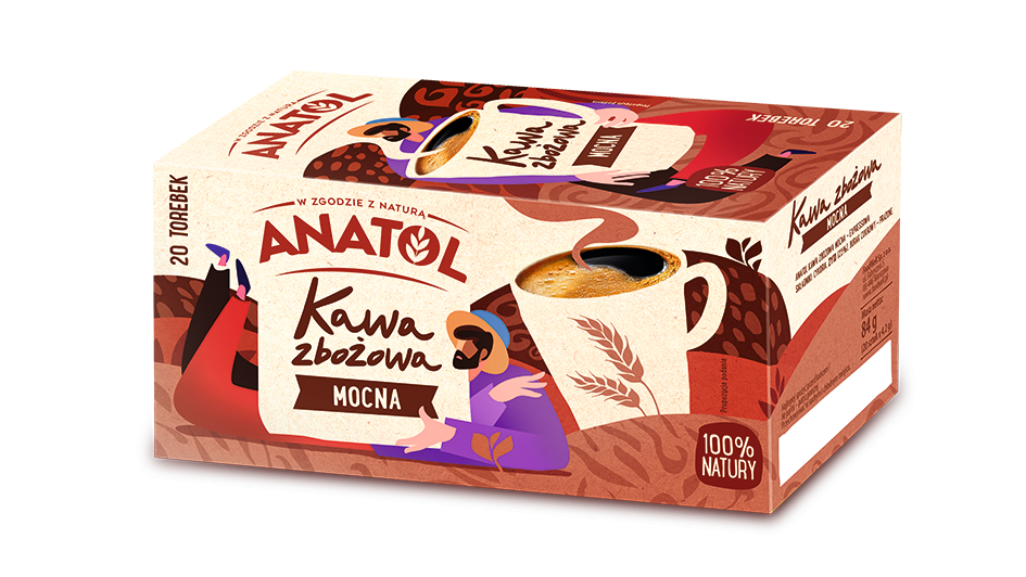 Kawa Anatol zbożowa mocna ekspr 84g esklep.polomarket.pl