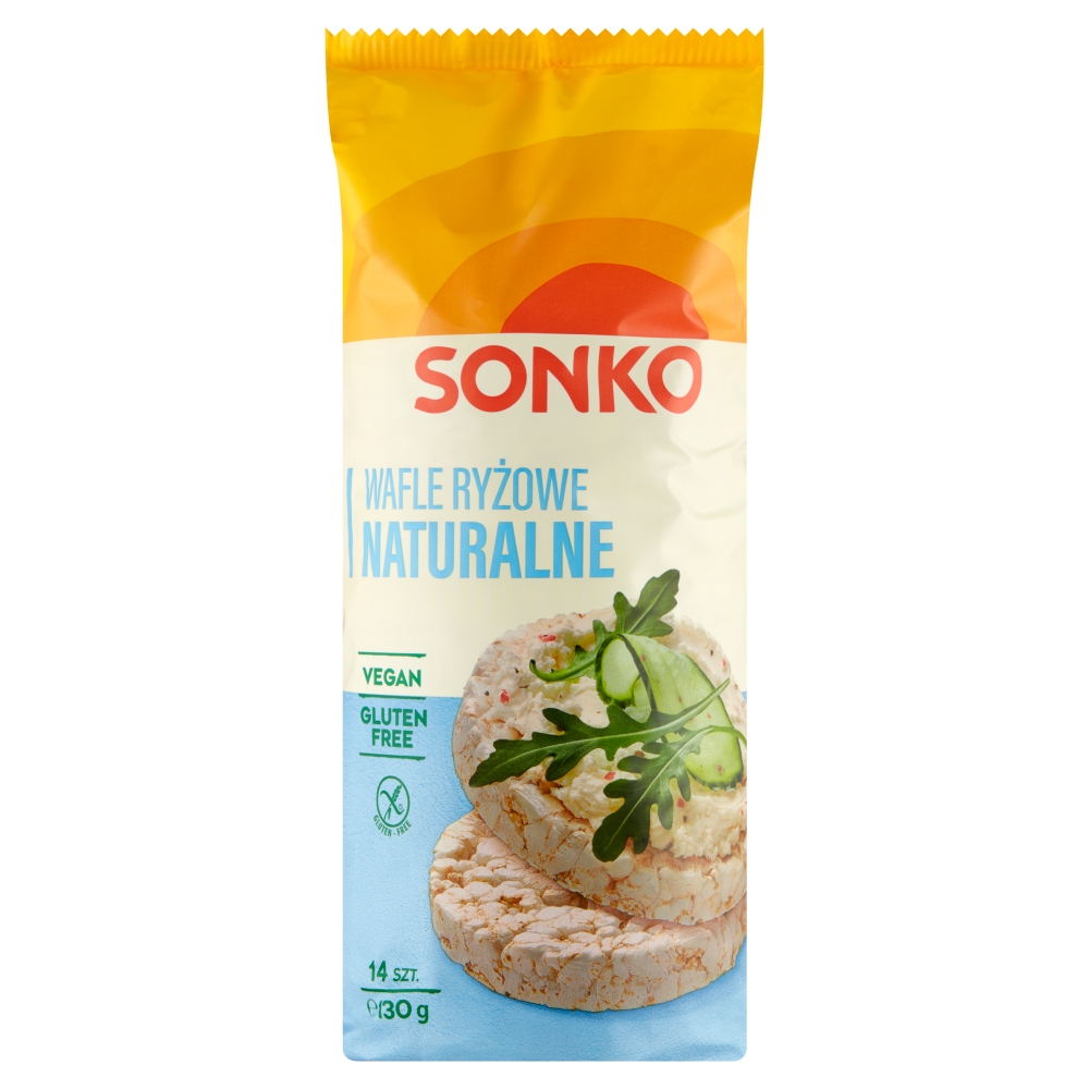 Wafle ryżowe naturalne Sonko 130g