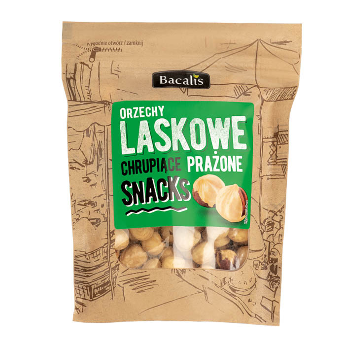 Orzechy laskowe chrupiące prazone Bacalis 150g