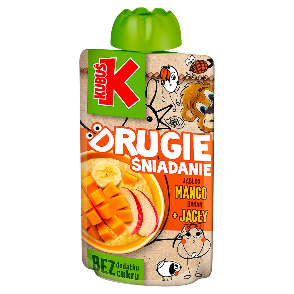 Mus Kubuś II śniadanie mango-kasza jaglana100g