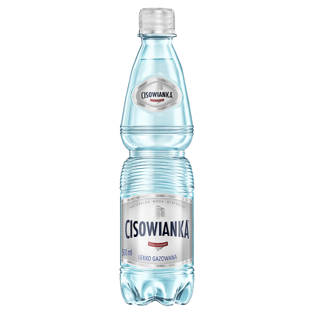 Woda mineralna lekko gazowana Cisowianka 0,5l esklep.polomarket.pl