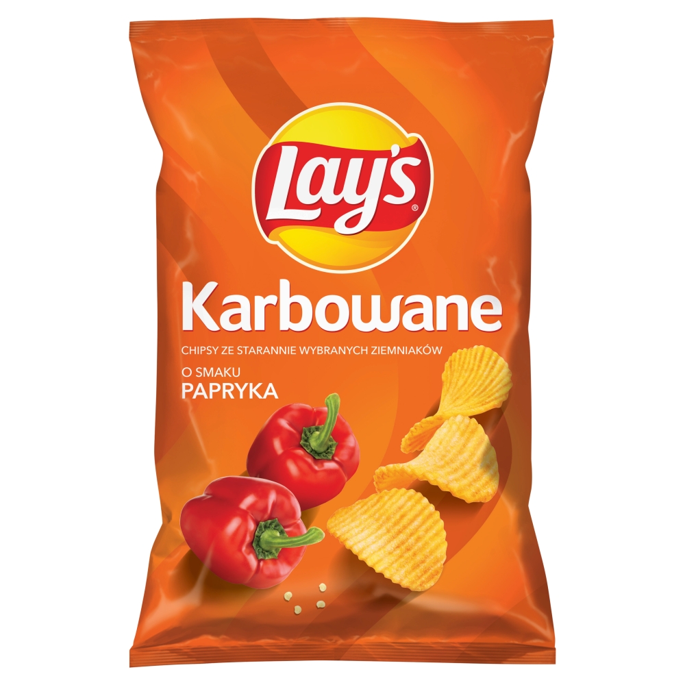 Chipsy Lay's Karbowane Papryka 120g