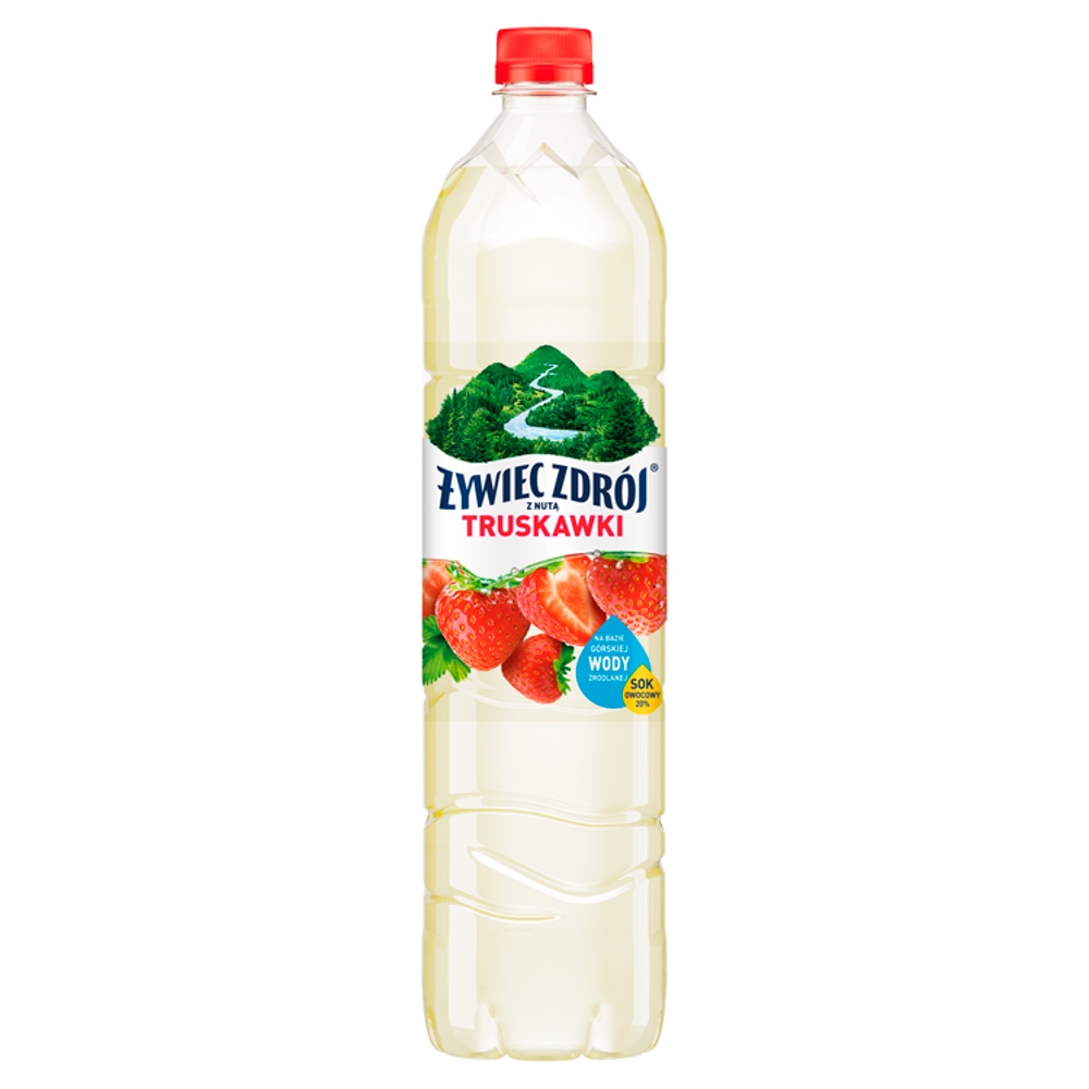 Napój niegazowany Z Nutą o smaku Truskawki Żywiec Zdrój 1,2l esklep.polomarket.pl