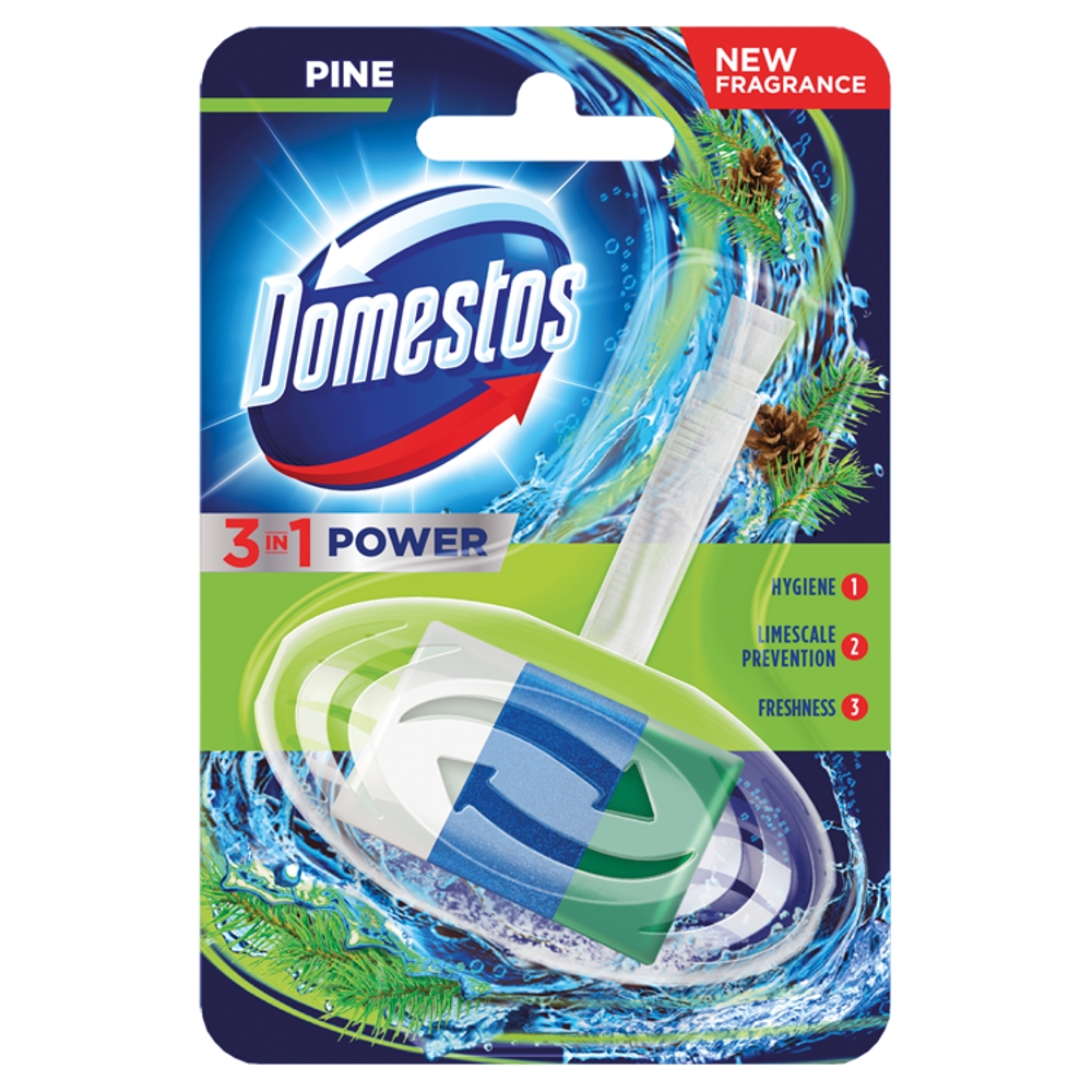 Kostka do WC 3w1 pine Domestos 40g