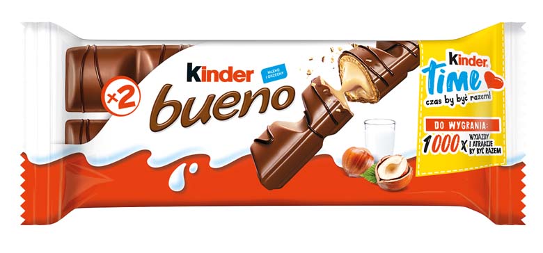 Wafel   Kinder Bueno  43g esklep.polomarket.pl