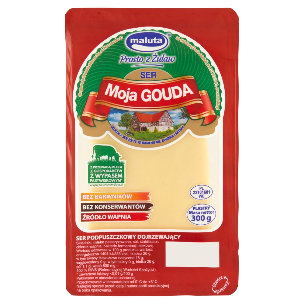 Ser Moja Gouda plastry 300g
